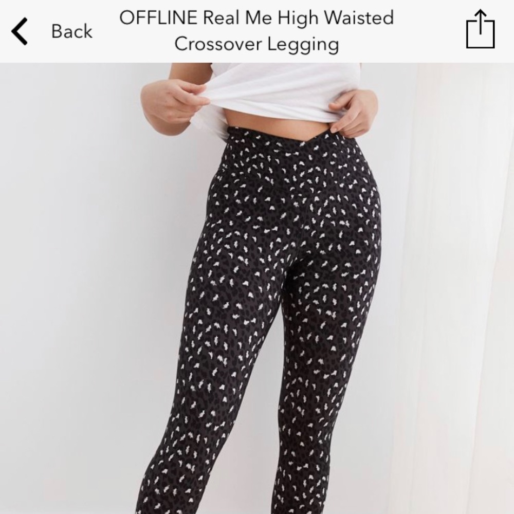 Aerie Leopard 7/8 Leggings - Picture 1 of 8